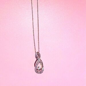 Gold, Silver & Diamond Necklace